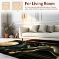 thumbnail image 2 of Ultra Soft Area Rug, Sophisticated Abstract Marble Aesthetic, Non Slip, Stain Resistant, Washable Area Rugs for Living Room, Bedroom(Gold, 6X9), 2 of 8
