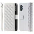 thumbnail image 2 of Feishell Crossbody Wallet Phone Case for For Samsung Galaxy A13 4G,Luxury PU Leather Magnetic Zipper Pocket Card Slots Shockproof Flip Stand Protective Cover with Hand Strap & Shoulder Strap,White, 2 of 10