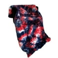 thumbnail image 3 of Plutus Blue Red White Fureal Faux Fur Luxury Throw Blanket, 3 of 3
