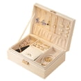 thumbnail image 5 of Joyero de princesa europea para niños, joyero de varias capas con cerradura, pendientes, joyas, caja de almacenamiento de joyas, 5 of 5