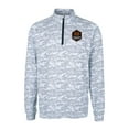 thumbnail image 2 of Men's-Cutter & Buck  Charcoal Houston Dynamo FC Big & Tall Traverse Stretch Eco Camo Print Quarter-Zip Pullover Top, 2 of 3