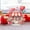 Candy Shop, variant on Flopesn Red Romance Theme DIY Diamond Art Painting Decorative Handcrafted Ornament, Creative Design Acrylic Home Decor Desktop Valentine's Day Gift (Single-Sided Diamond)-Train-A