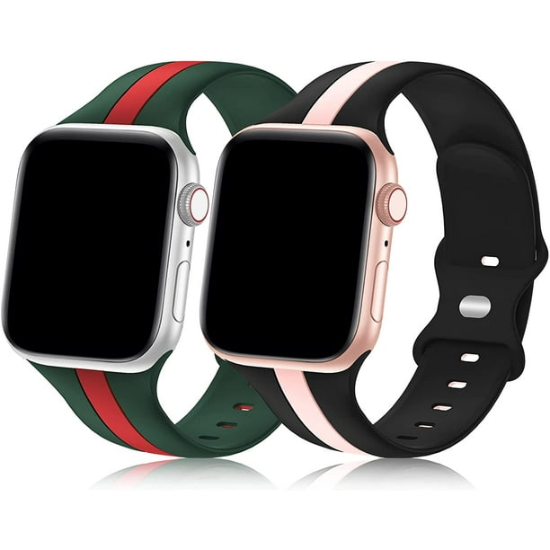 IBAOLEA Lot de 2 Bracelets Sport Designer Compatible avec Apple