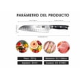 thumbnail image 4 of Cuchillo De Cocina Xtellar color plateado, Acero Inoxidable Cuchillo De Chef,20cm, 4 of 4