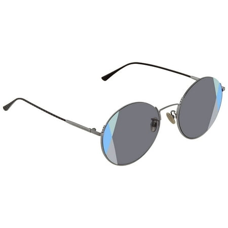 Bottega Veneta Grey Round Ladies Sunglasses Bv0246s00157