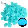 thumbnail image 2 of Mdesiwst 10Pcs Luminous Glowing Artificial Stone Aquarium Fish Tank Bonsai Garden Decor, 2 of 8