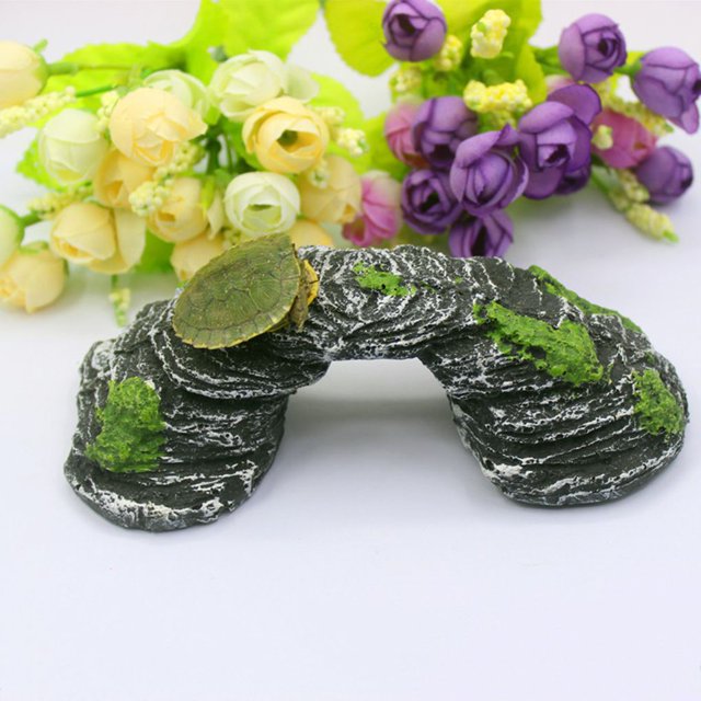 Electronicheart Turtles Platform Fish Tank Topper Reptology Dock Above Floating Aquarium Decoration