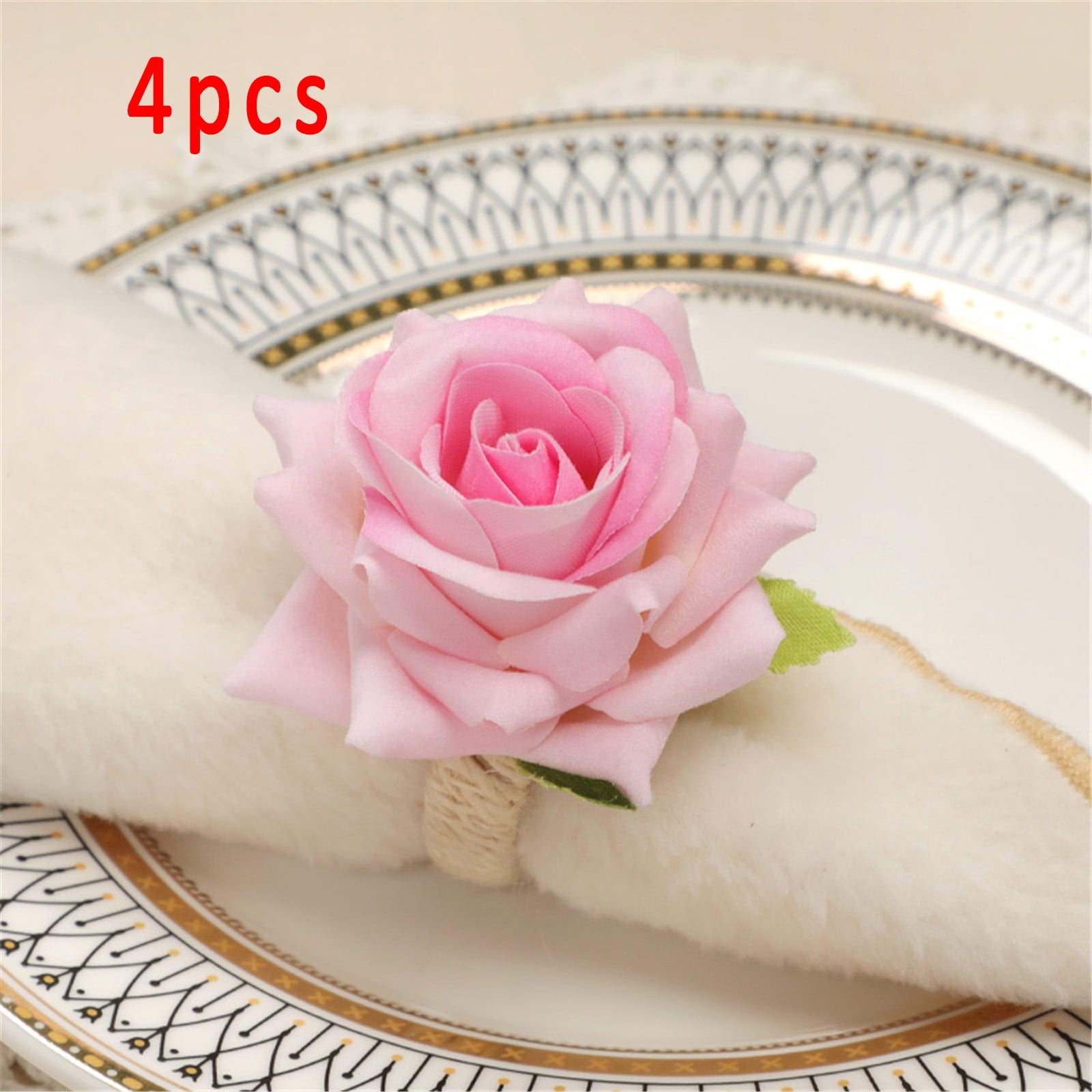 Pink napkin rings deals