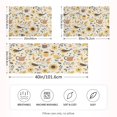 thumbnail image 2 of Yayeee Pillowcase Standard Size Set of 2 Satin Wrinkle Resistant Envelope Pillow Case, Beige Birds Floral, 2 of 8