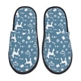 thumbnail image 1 of Balery Poodle Dog Pantuflas de Casa de Felpa Silenciosas con Diseño Estampado, Zapatillas Cómodas Antideslizantes de Algodón para Interior-Medium, 1 of 8