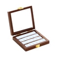 thumbnail image 4 of Paleta de madera Caja de acuarela Paleta vacía para pintores para de pintura al óleo Paleta de pintura Caja de pintura de acuarela 24 cuadrículas, 4 of 8