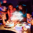thumbnail image 6 of Y YUNHSOM Happy Birthday Neon Signs for Party Decor Dimmable LED Neon Light for Wall Decor Backdrop Birthday, 6 of 8