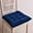 Navy Blue, variant on Soft Velvet Chair Pads with Ties Tufted Square Seat Cushion Indoor Non-Slip Chair Cushions for Dining Chairs(18x18 Inch, Blue Grey)