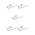 thumbnail image 2 of Cateissary Portarrollos de papel de cocina Montaje en pared de plástico Trapo autoadhesivo Estante para paños Sin perforaciones Estante de 180 Type2 NO2, 2 of 6