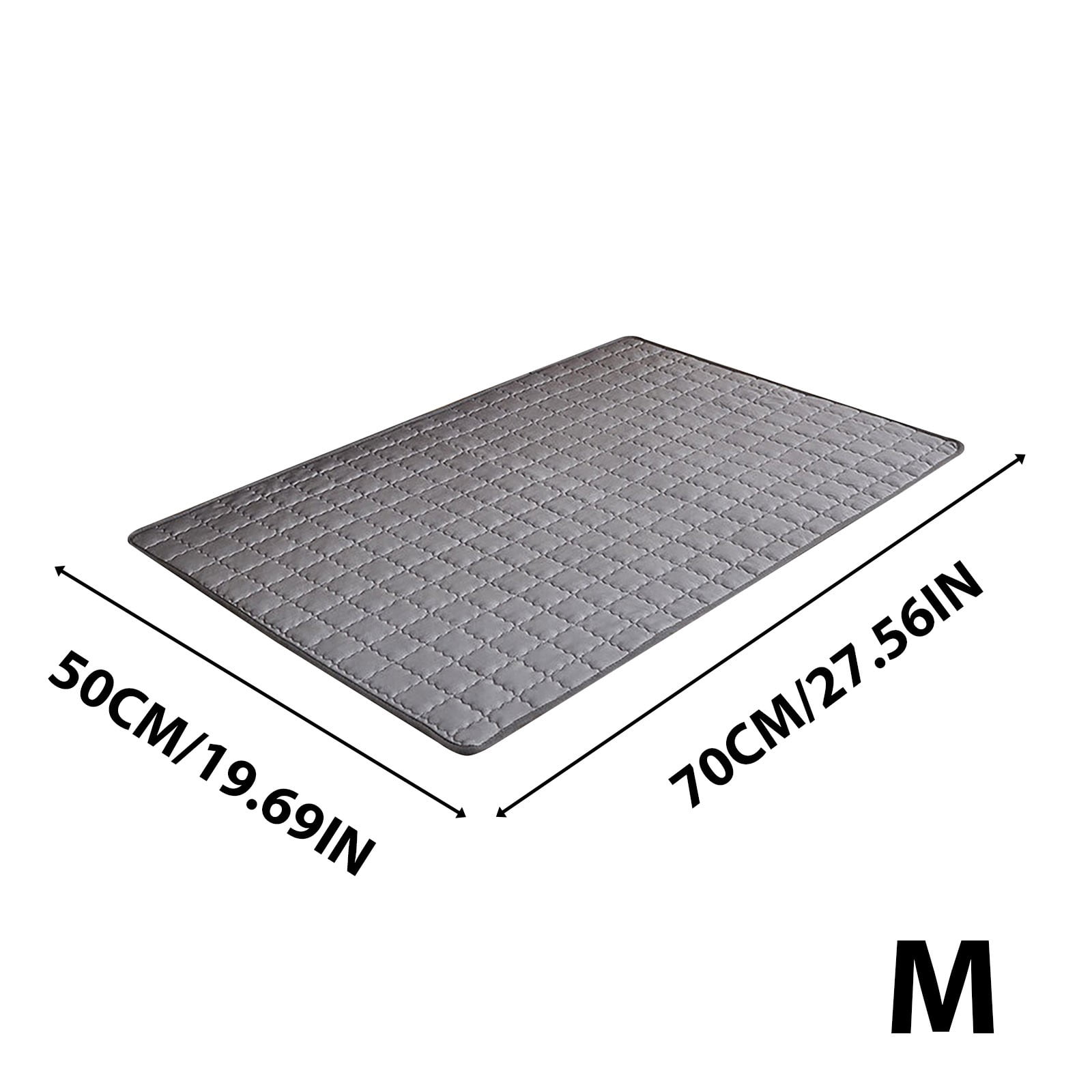 Dog Cooling Mat, Pet Ice Silk Cooling Pad with Non-Slip Bottom for Indoor Outdoor Use, Portable Washable No Electricity Needed Cooling Bed for Dogs and Cats