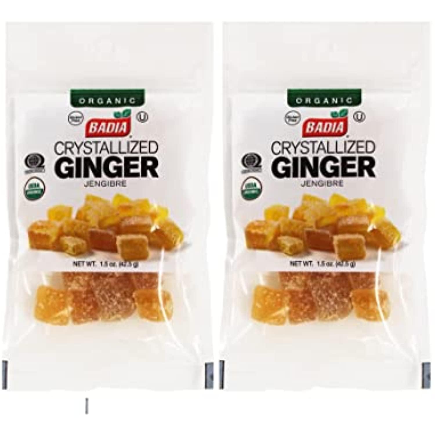 Organic Crystallized Ginger 15 Oz