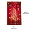 thumbnail image 3 of Christmas Decorations Shower Curtains for Bathroom, Xmas Holiday Decor Fabric Shower Curtain, Waterproof, Christmas Tree Winter Bathroom Accessories Decor, 35.5X71 Inch, 3 of 4