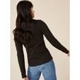 thumbnail image 6 of Free Assembly Long Sleeve Rib Crew Top Women's, 6 of 7