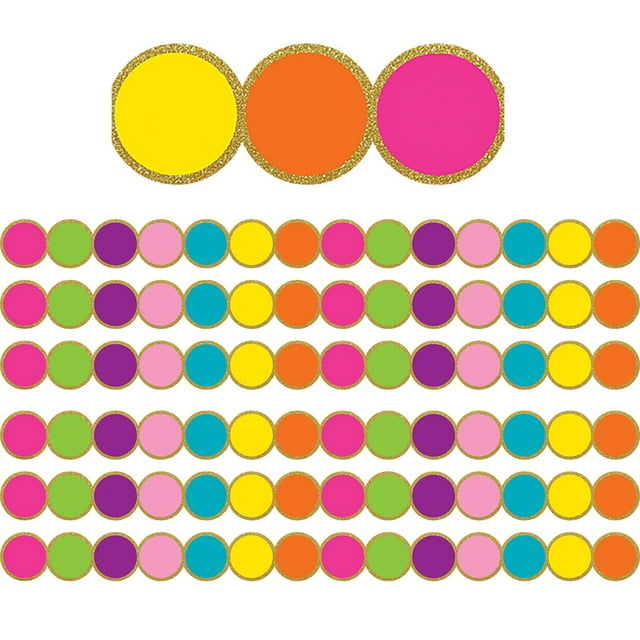 TEACHER CREATED RESOURCES (6 PK) CONFETTI CIRCLES DIECUT
