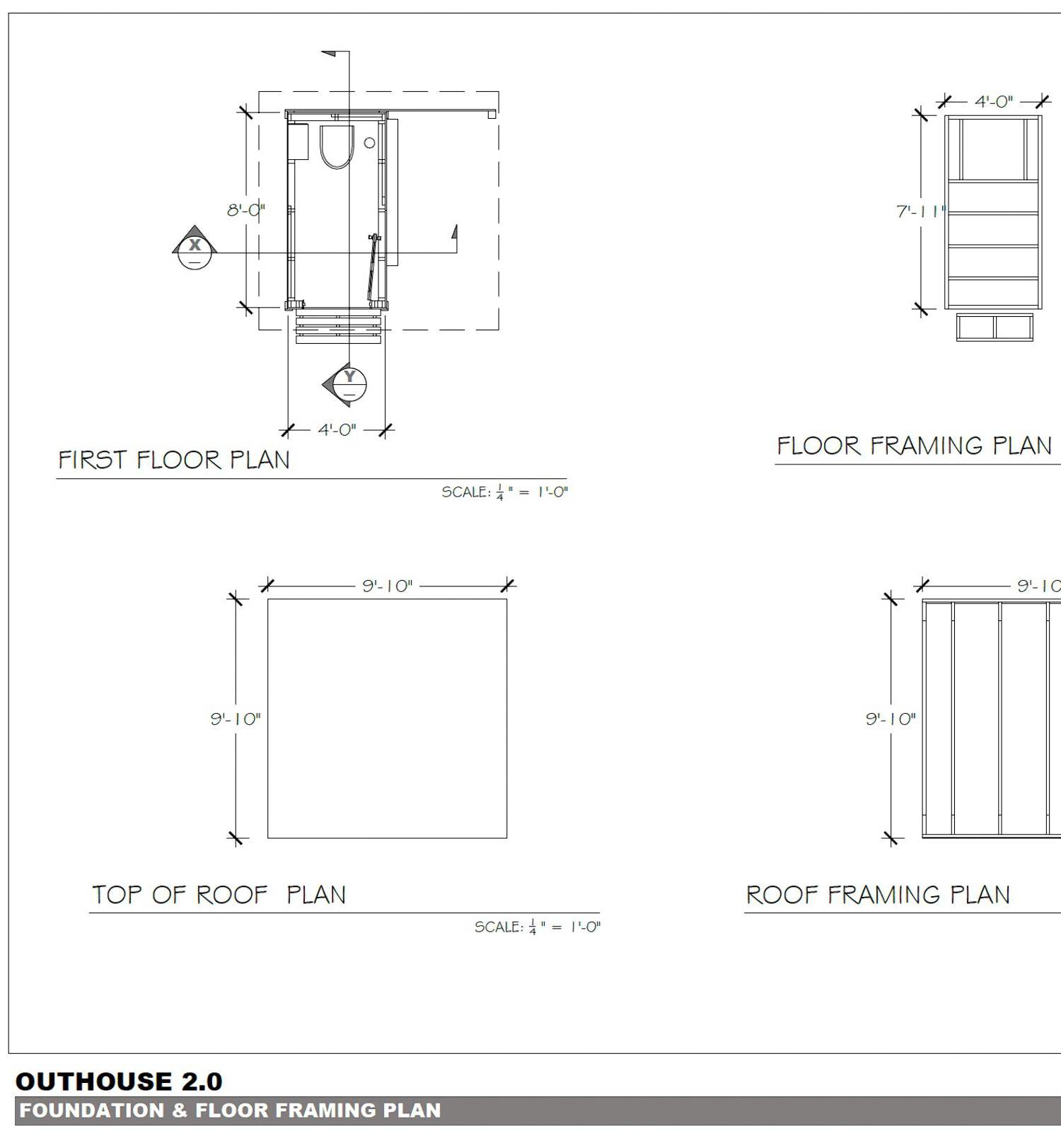 Modern Outhouse Plans