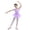 Lavender, variant on MSemis Kids Girls V Back Front Lined Tank Leotard Tutu Skirts