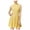Yellow, variant on City Studio Womens Alce Fit & Flare Dress, Yellow, Juniors, 7