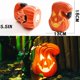 thumbnail image 1 of Linterna de calabaza de Halloween con diseño de escena con muchas expresiones, decoración de linterna de calabaza divertida, Gran Calabaza brillante hueca de Pascua, 1 of 4