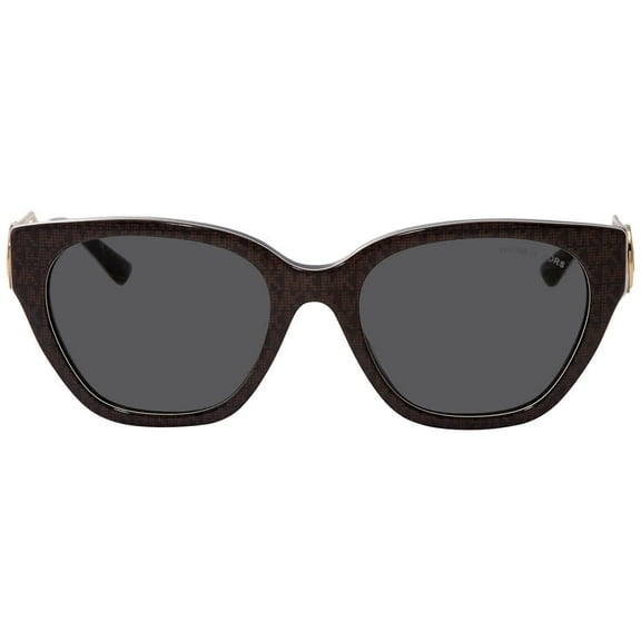 Michael Kors Lake Como MK 2154 Plastic Womens Square Sunglasses Brown Signature 54mm Adult