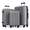 Silver-3PC Set, variant on Carry On Luggage 28“ Airline Approved, PC Hard Shell Suitcases with 360° Spinner Wheels, Lightweight Luggage, TSA Approved, Large Carry-On Suitcase for Lightweight Travel