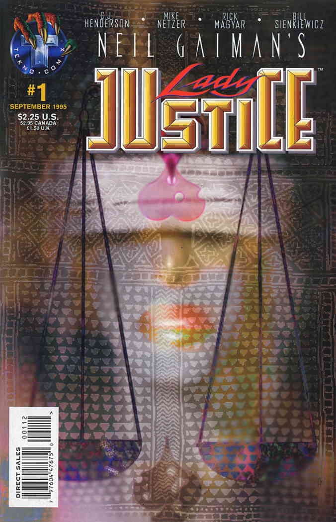 Lady Justice (Neil Gaiman's , Vol. 1) #1B VF ; Tekno Comic Book - Walmart.com