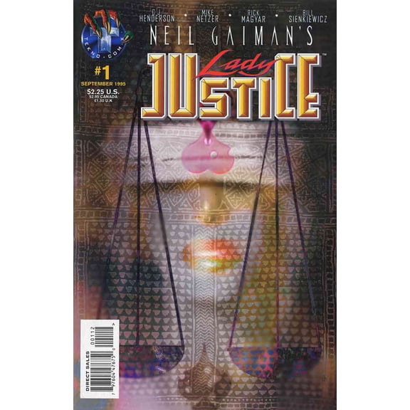 Lady Justice (Neil Gaiman's , Vol. 1) #1B VF ; Tekno Comic Book