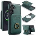 thumbnail image 1 of Funda magnética con billetera para Samsung Galaxy S25 FE Oidealo, verde, 1 of 7