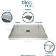 thumbnail image 6 of Tile Redi Triple Threshold Shower Base, 6 of 6