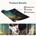 thumbnail image 2 of 100"x144" Wall Mural Peel and Stick Wallpaper Forest Illuminated by Glowing Fireflies Night Wall Decor Self Adhesive Removable Wall Stickers for Bedroom Living Room, 2 of 7