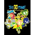 thumbnail image 7 of Teen Titans Go It's Go Time Main Characters Boy's Navy T-shirt-Medium, 7 of 7