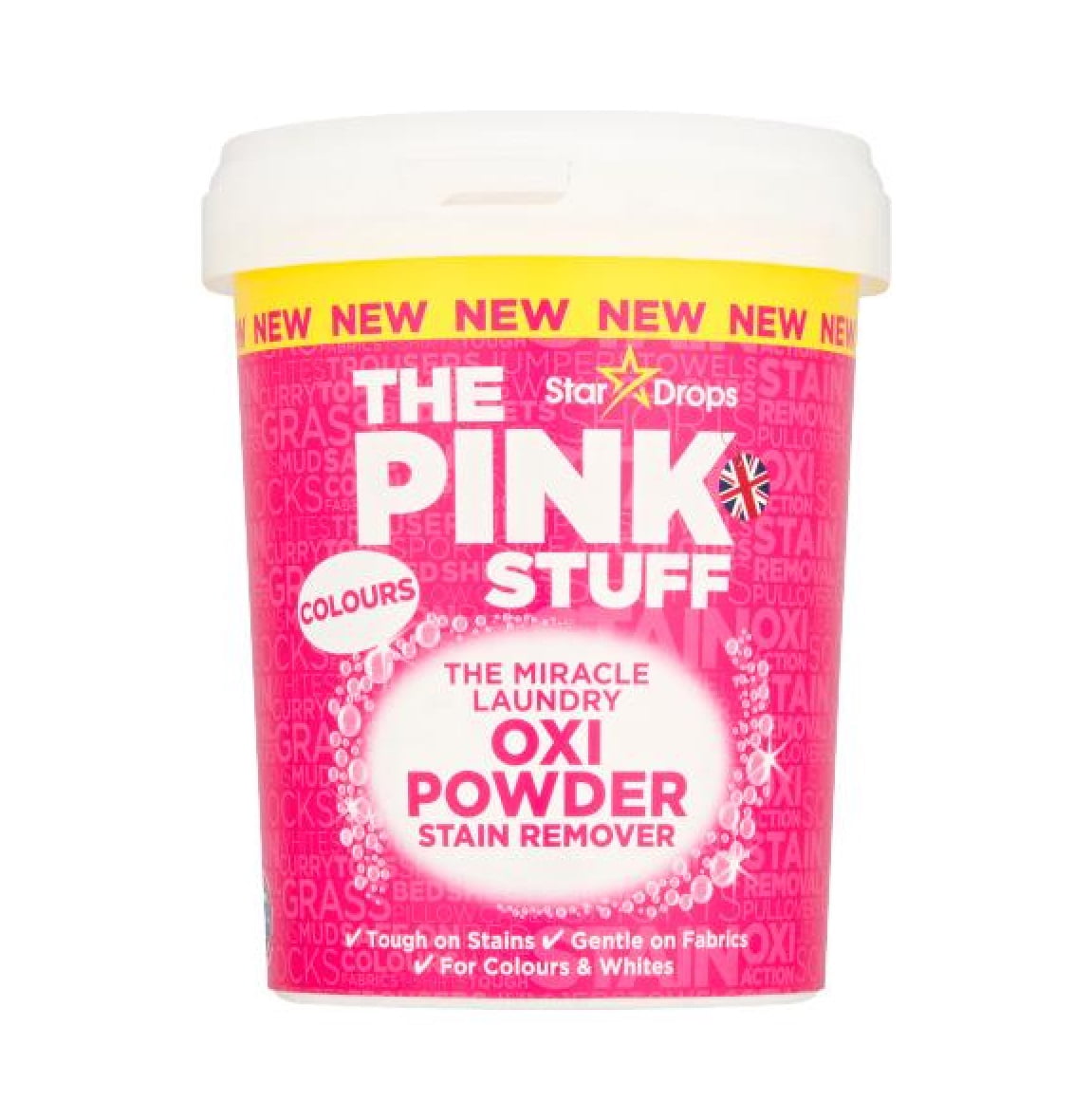 Stardrops - The Pink Stuff - The Miracle Laundry Oxi Powder Stain Remover  For