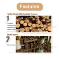 thumbnail image 3 of iMeshbean Outdoor Wooden Plant Flower Display Stand w/13 Wood Shelf Storage Rack Garden, 3 of 10