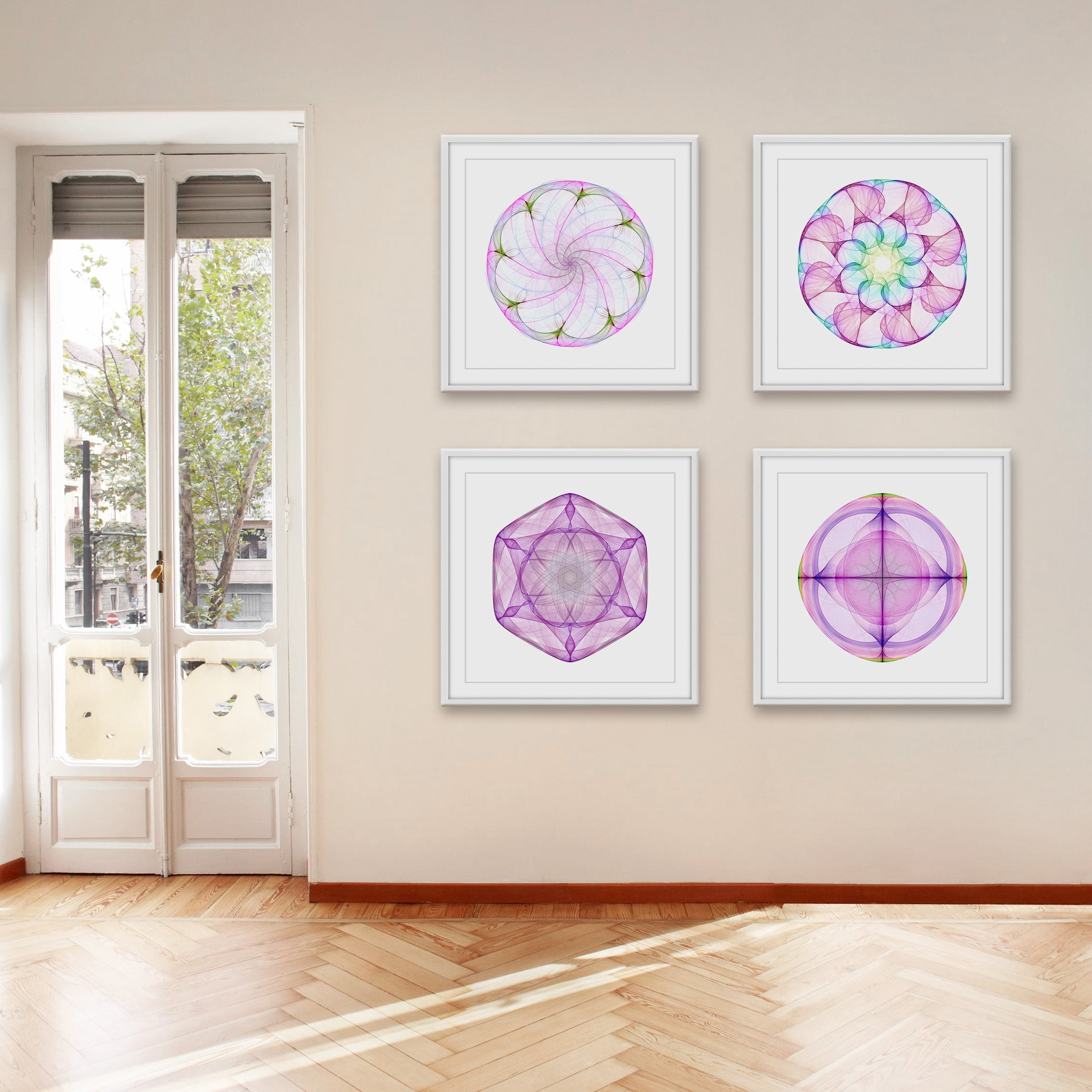 Spiro Colors Quadriptych