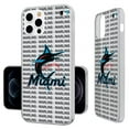 thumbnail image 4 of Miami Marlins Text Backdrop Clear iPhone Case, 4 of 7
