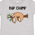 thumbnail image 4 of Inktastic Nap Champ Cute Sleeping Sloth Boys or Girls Toddler T-Shirt, 4 of 5