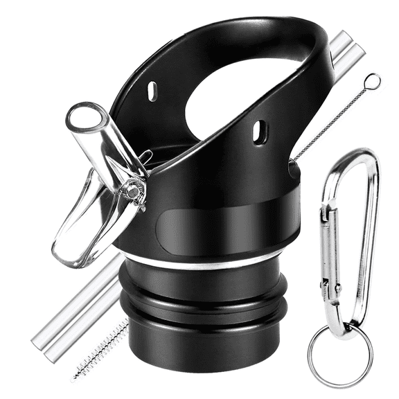 Straw Lid for Hydroflask Standard Mouth,Lid with Straws fit for Hydroflask 18 oz, 21 oz, 24 oz Standard Mouth. Straw Lid for Insulated Water Bottle Accessories (B-1 PC)