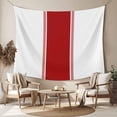thumbnail image 2 of Red Solid Color Texture Large Tapestry for Bedroom Wall Hanging Tapestry, Simple Red Stripes Ceiling Backdrop Tapestries Poster Blanket Wall Decor for Teens Room Living Room Dorm 86" x 104", 2 of 8