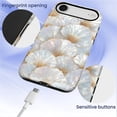 thumbnail image 3 of Case for iPhone 17 Air, Stained Glass Seashell Faux Mosaic Design Hybrid Dual Protection Soft TPU Hard PC Shockproof Anti-Scratch Cover Men Women Stylish Protective Phone Case, 3 of 6
