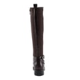 thumbnail image 6 of PATRIZIA PAPINA Women’s Tall Riding Boot – Faux Leather Knee-High with Buckle & Stretch Back Panel, 6 of 9