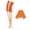 Orange, variant on Blind Cleaner Duster Tool Microfiber Sleeves Multipurpose Dust Removal Brush for Window Air Conditioner Car Blind Ceiling Fan Cleaning