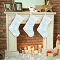 thumbnail image 7 of Coolnut Christmas Stocking Personalized Daisy Large Candy Stocking Hanging Gift Xmas Stockings Decoration 2PCS for Family Holiday Party Ornaments Decor Fireplace, 7 of 7