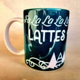 thumbnail image 4 of Fa La La La Lattes Christmas Ceramic Coffee Mug. Celebrate the Holidays and Your Favorite Brew, 4 of 8