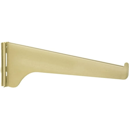 

Knape & Vogt-2 pcs Knape & Vogt 180 Series 10 In. Brass Steel Regular-Duty Single-Slot Shelf Bracket