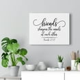 thumbnail image 5 of Scripture Walls  Friends Proverbs 27:17 Bible Verse Canvas Christian Wall Art Ready to Hang Unframed, 5 of 12