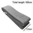thumbnail image 2 of Yoga Strap Durable And Comfy Delicate Texture - Best For Daily Stretching, Physical Therapy, Fitness - Grey, 2 of 5